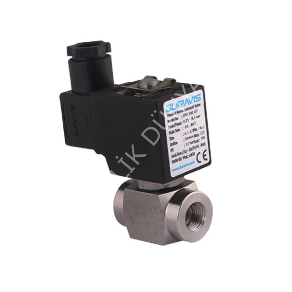 ESV-600 Serisi - Normalde Kapalı Direk Çekmeli 2/2 Yollu 1/8''...1/4'' Solenoid Valfler