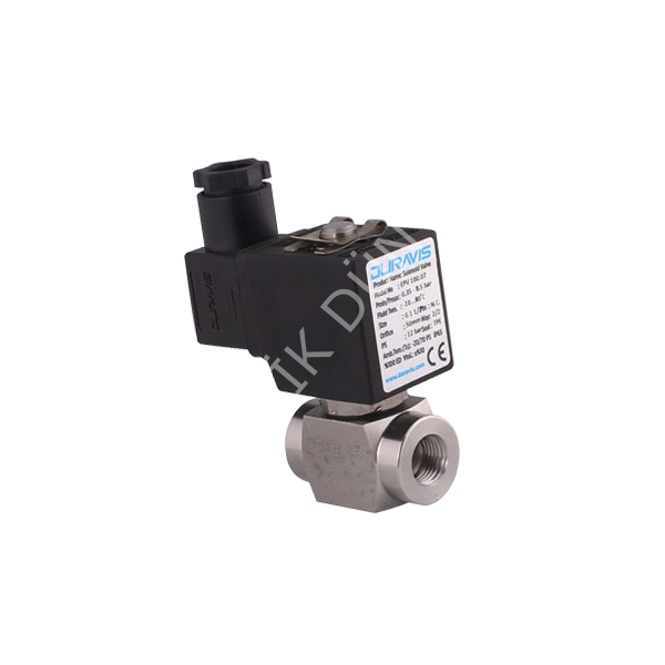 ESV-603 Serisi - Normalde Kapalı Direk Çekmeli 2/2 Yollu 1/8''...1/4'' Solenoid Valfler