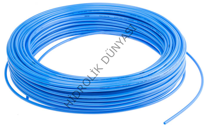 Poliüretan Pnömatik Mavi Hortum PU 0425 (4x2,5mm)
