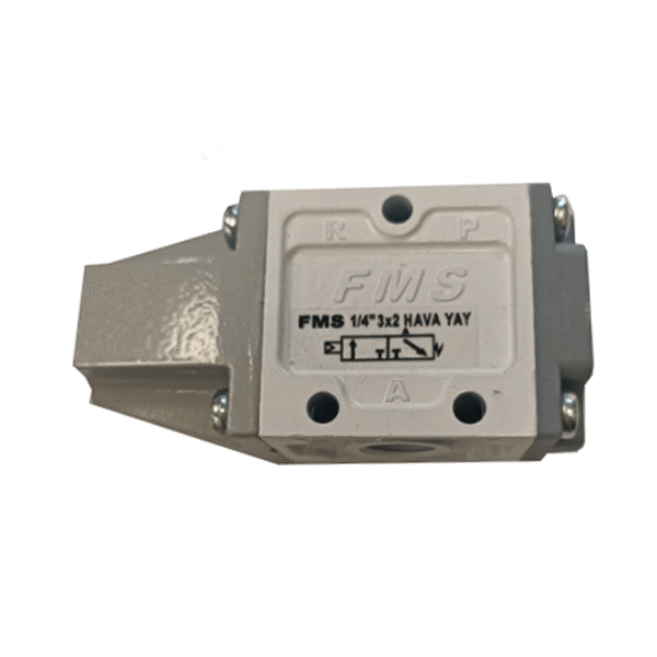 1/4 - 3X2 Pnömatik Hava Yay Valfi