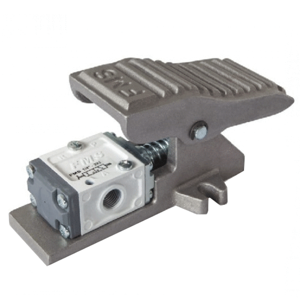 1/4 - 3X2 Pnömatik Pedal Yay Valfi