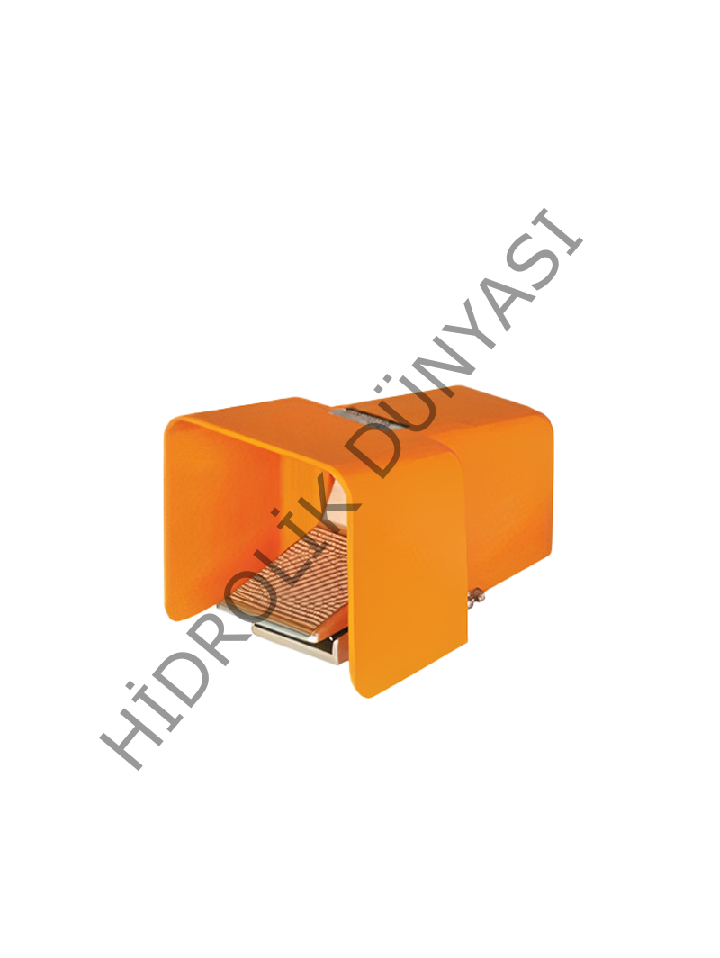 1/4 - 5/2 Korumalı Pedal Valf (Pedal-Yay)