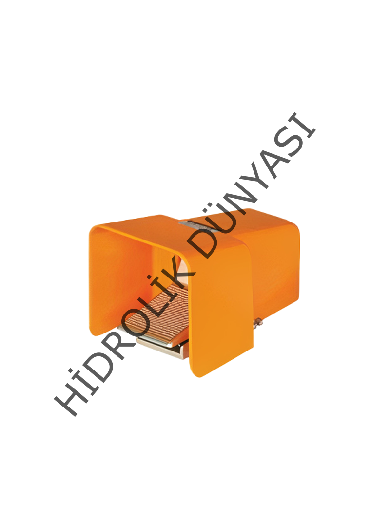 1/4 - 5/2 Korumalı ve Kilitli Pedal Valf (Pedal-Pedal)