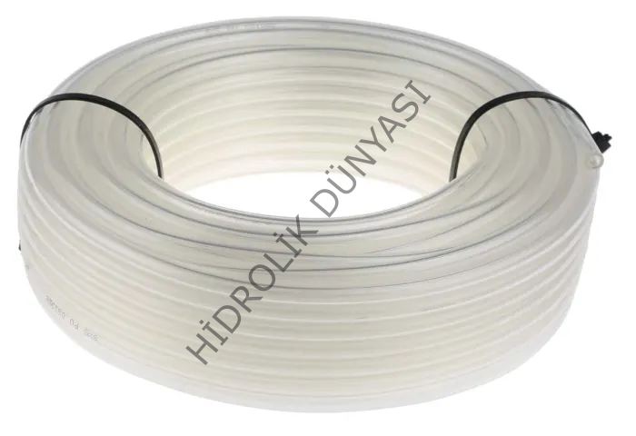 Poliüretan Pnömatik Şeffaf Hortum PU 0855 (8x5,5mm)