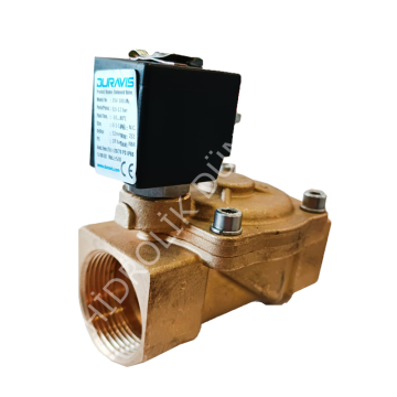 Buhar ve Sıcak Su İçin Solenoid Valfler 1/2'' - N.A - 24V