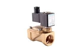 Buhar ve Sıcak Su İçin Solenoid Valfler 1/2'' - N.A - 24V