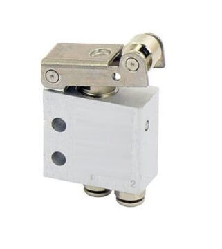 Q4mm - 3/2 Pnömatik Makaralı Valf