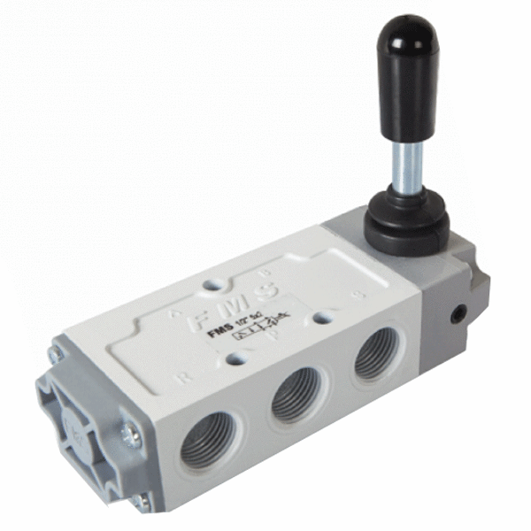 1/4 - 5X2 Pnömatik Kol Kol Valf