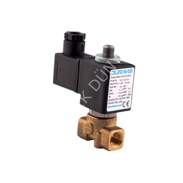ESV-406 Serisi - Direk Çekmeli 3/2 Yollu 1/8''...1/4'' Solenoid Valfler