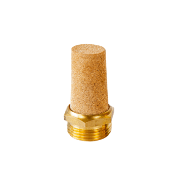 Pnömatik Sinter Bronz Susturucu / Uzun Tip - Firetech 1/2''