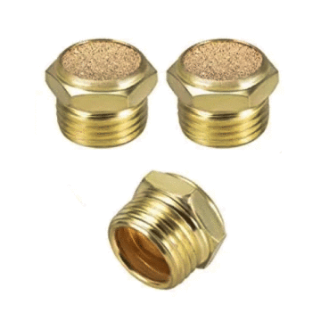 Pnömatik Sinter Bronz Susturucu / Kısa Tip - Firetech