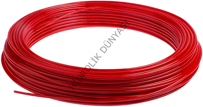 Poliüretan Pnömatik Kırmızı Hortum PU 0855 (8x5,5mm)