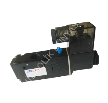 ﻿﻿3/8'' - 3/2 Tek Bobin Elektrik Uyarılı Yön Kontrol Valfi