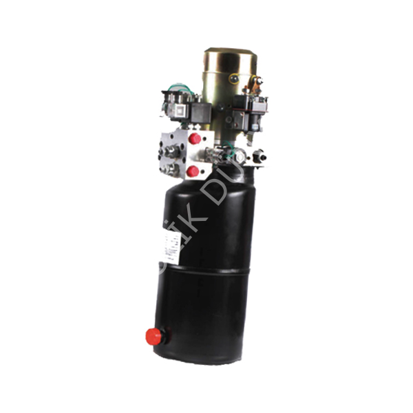 12V DC Dikey Hidrolik P, T Çıkışlı Power Pack Üniteler Çift Etkili Uygulama