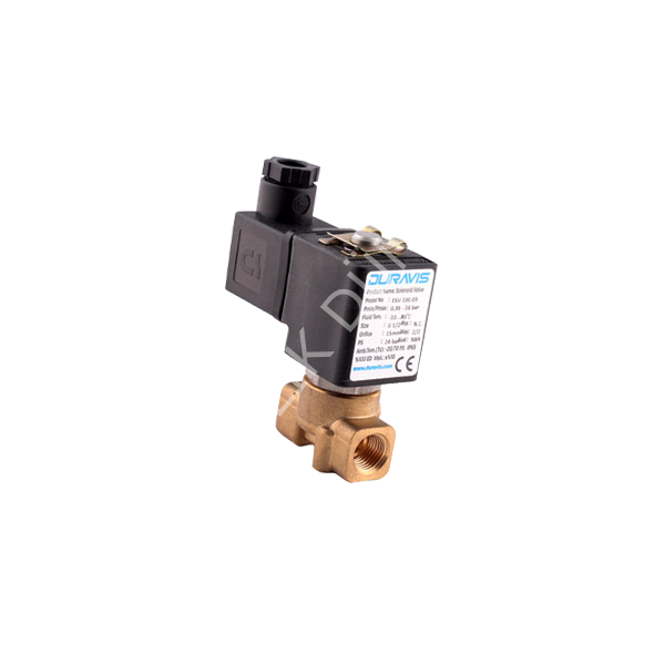 ESV-103 Serisi - Normalde Kapalı Yüksek Basınçlı Direk Çekmeli 2/2 Yollu 1/8''...1/4'' Solenoid Valfler