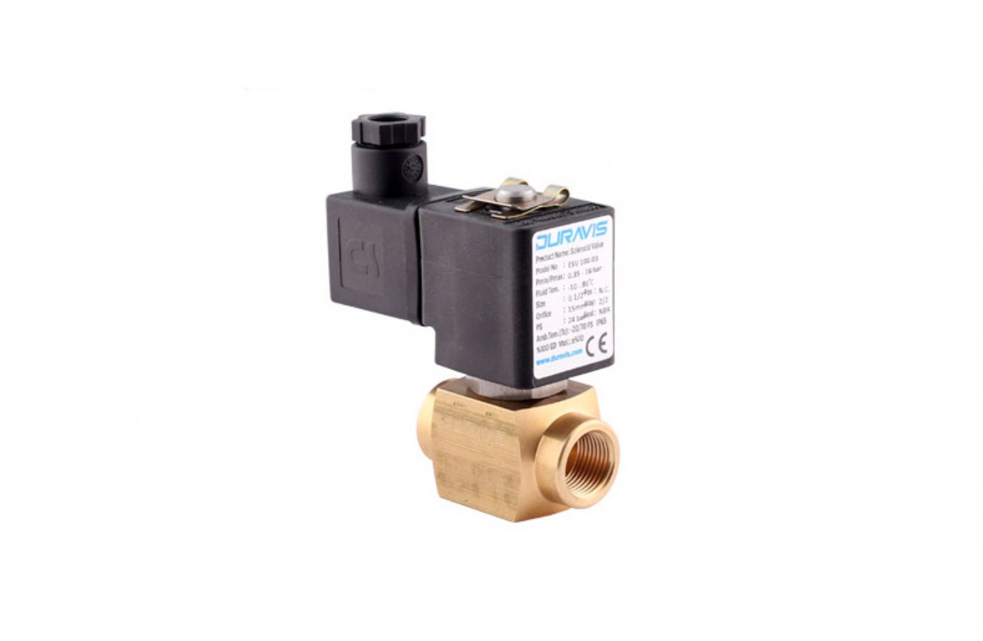 ESV-120 Serisi - Normalde Kapalı Direk Çekmeli 2/2 Yollu 3/8''...1'' Solenoid Valfler