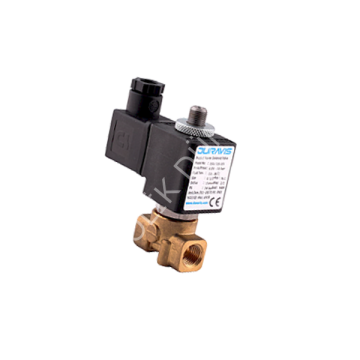 ESV-106 Serisi - Normalde Kapalı Direk Çekmeli 3/2 Yollu 1/8''...1/4'' Solenoid Valfler