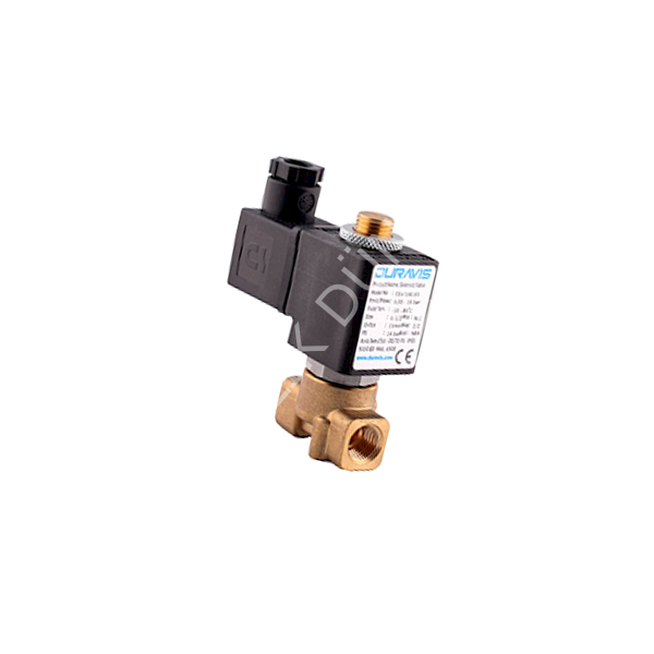 ESV-107 Serisi - Normalde Açık Direk Çekmeli 3/2 Yollu 1/8''...1/4'' Solenoid Valfler