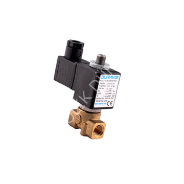 ESV-108 Serisi - Normalde Kapalı Direk Çekmeli 3/2 Yollu 1/8''...1/4'' Solenoid Valfler