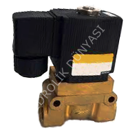 Pilot Uyarılı 2/2 Yüksek Sıcaklık - Yüksek Basınçlı Solenoid Valfler (NK)