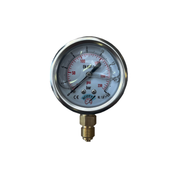 Q63'lük Gliserinli Alt Çıkış Manometre