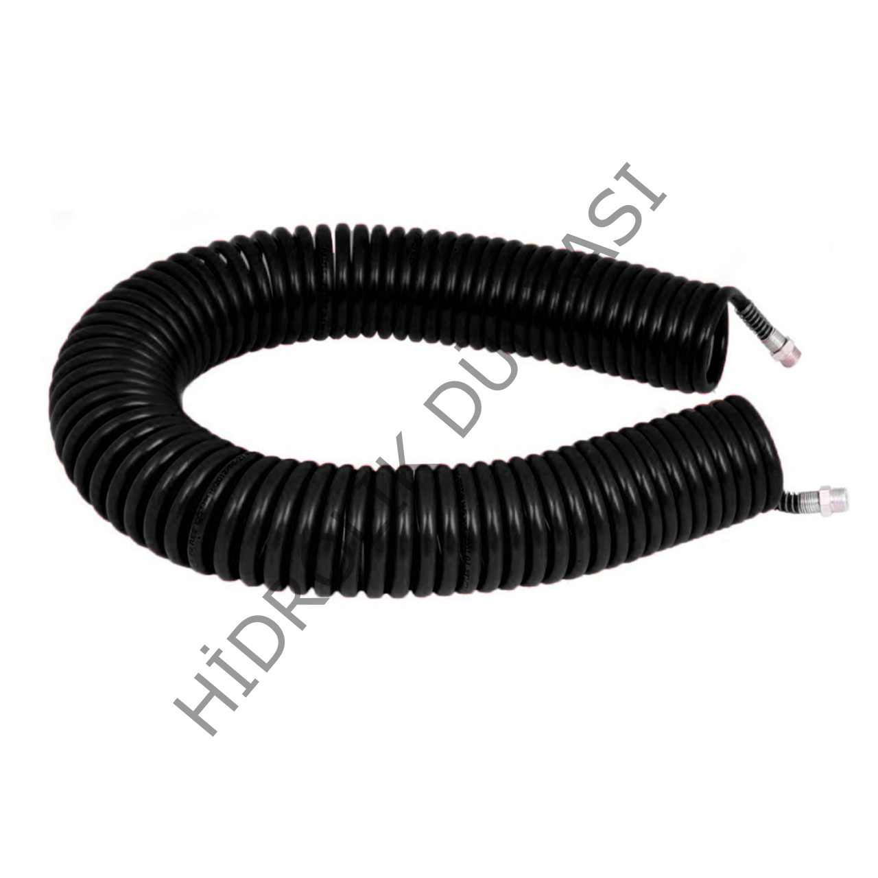 Poliüretan Pnömatik Siyah Rekorlu Hortum1280(12x8mm)