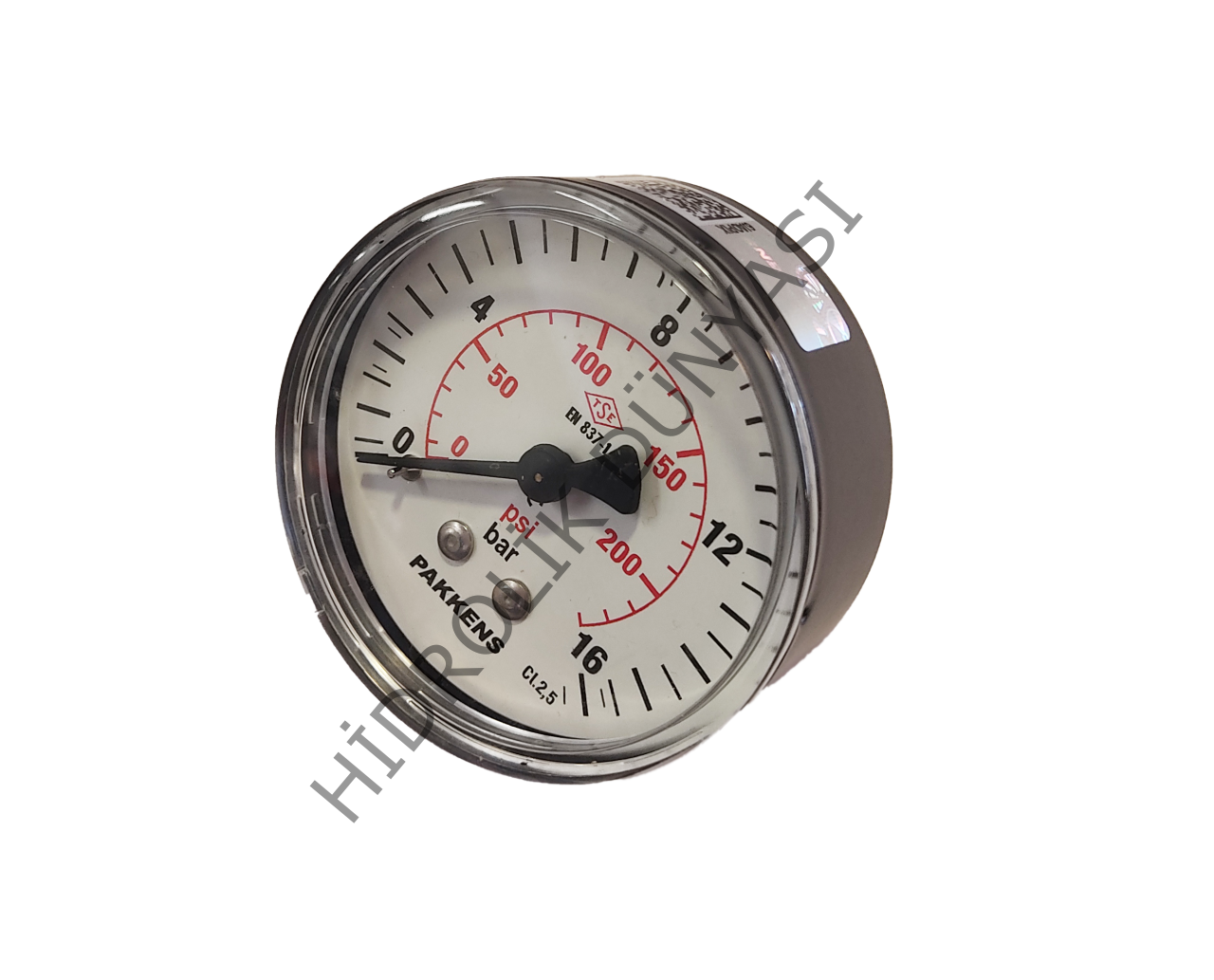 Q63 Kuru Tip Arka Çıkış Manometre (Metal Gövde-Metal Kapak)