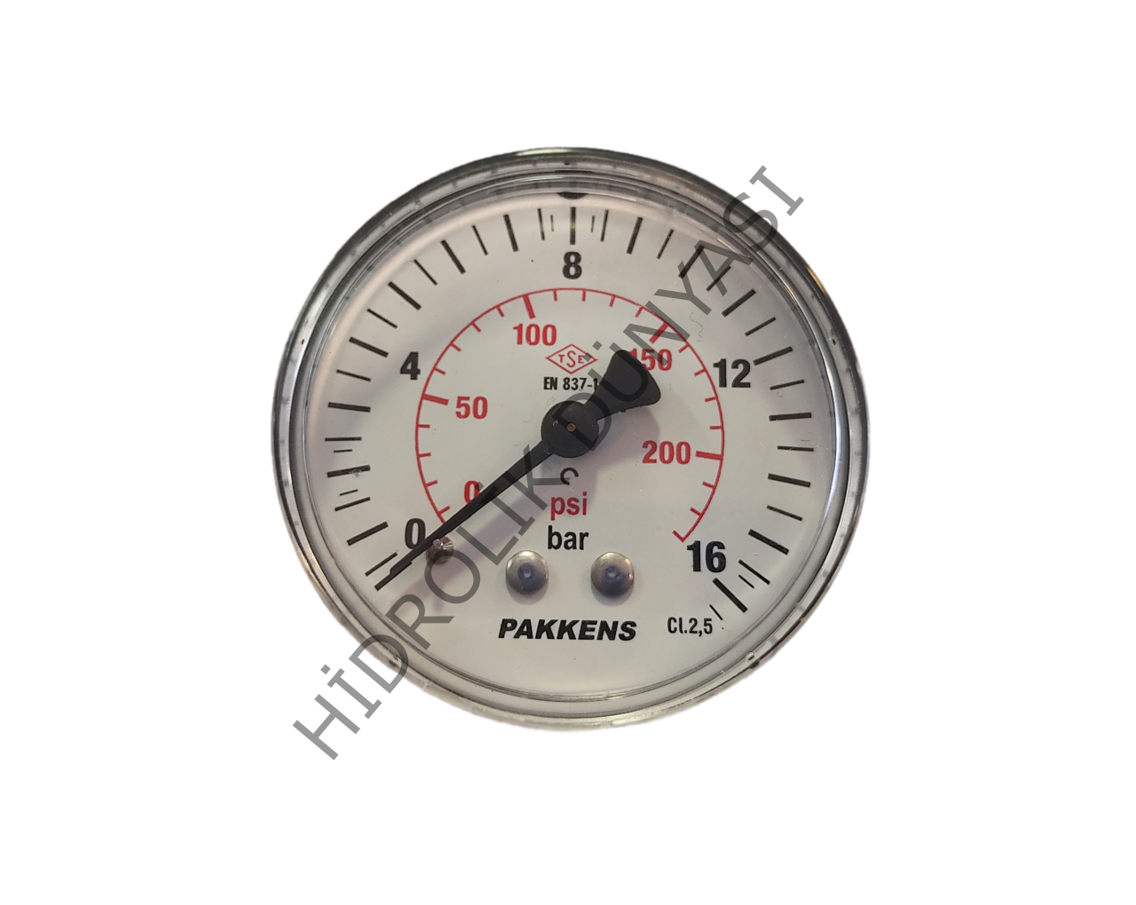 Q63 Kuru Tip Pano Bağlantılı Manometre (Metal Gövde-Metal Kapak)