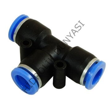 Pnömatik Te Nipel 6 MM