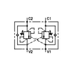 Hidrolik Yük Tutma Valfleri - İkiz Açık Merkez