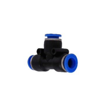 Pnömatik Yükseltici Te Nipel 10 mm - 6 mm - 10 mm