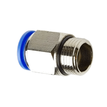 Pnömatik Bsp Düz Nipel 1/4 - 8 MM