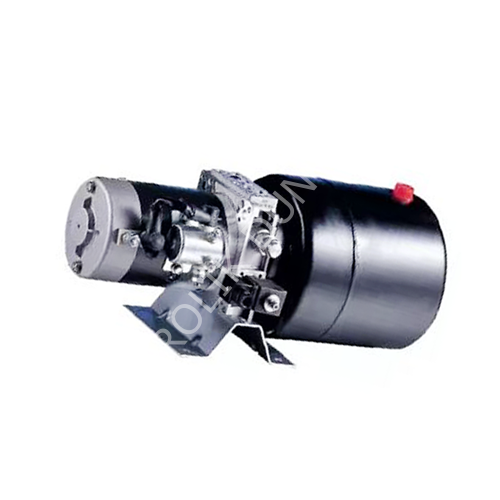 24V DC Yatay- Hidrolik Tek Etkili Uygulama Popetli Power Pack Üniteler